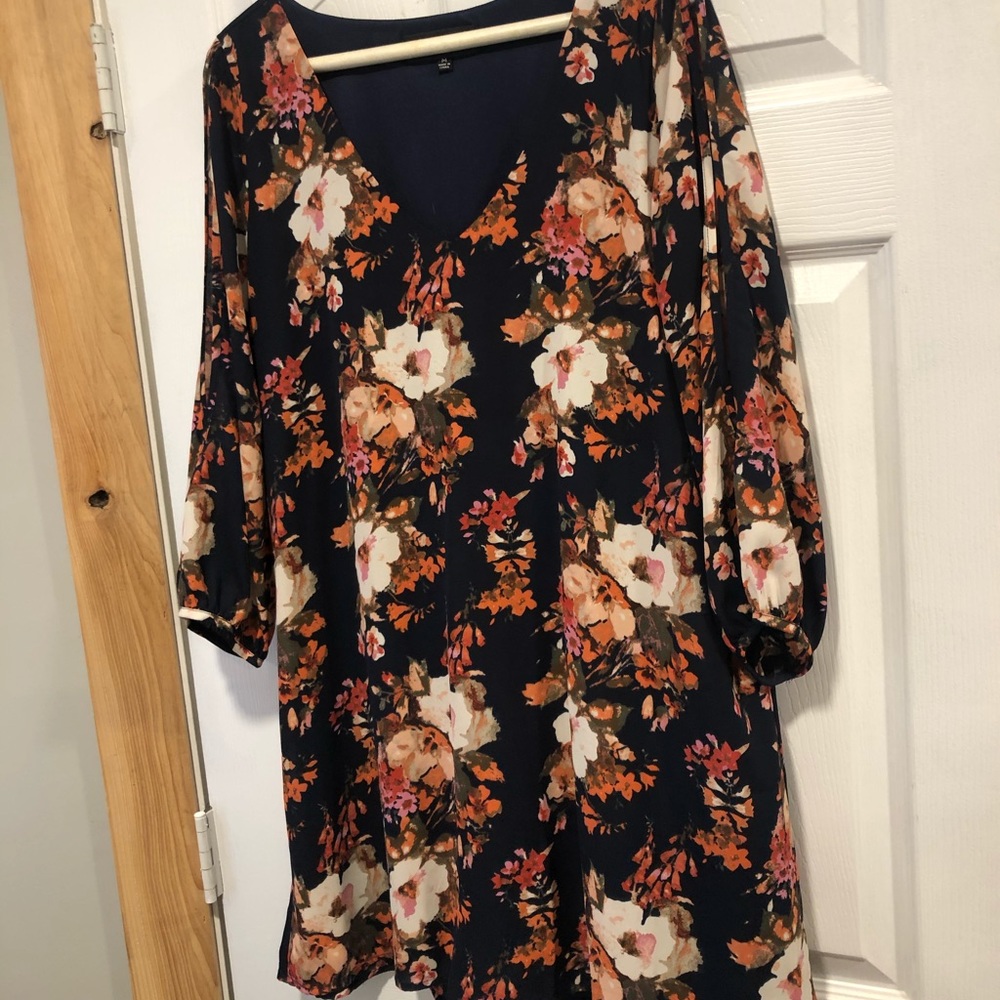 Floral above the knee dress